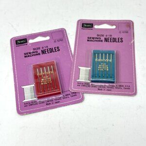 NOS Vintage SEARS KENMORE [Japan] Sewing Machine Needles #14 6742 and #18 6744